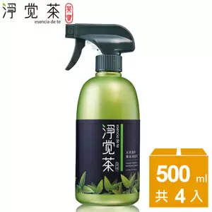 【茶寶 淨覺茶】天然茶籽衛浴清潔劑500ml(4入組)