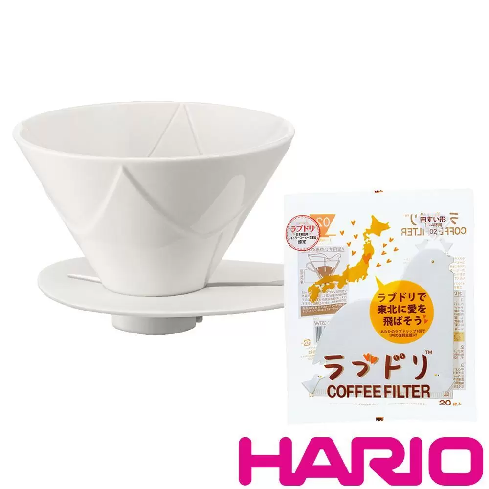 【HARIO】 V60磁石01無限濾杯 附愛情白鴿濾紙