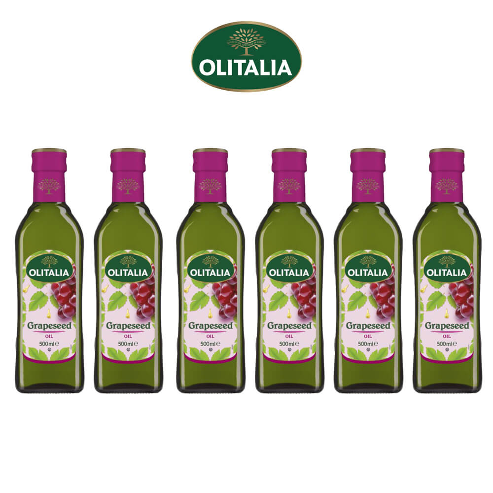 奧利塔葡萄籽油6瓶(500毫升/瓶)